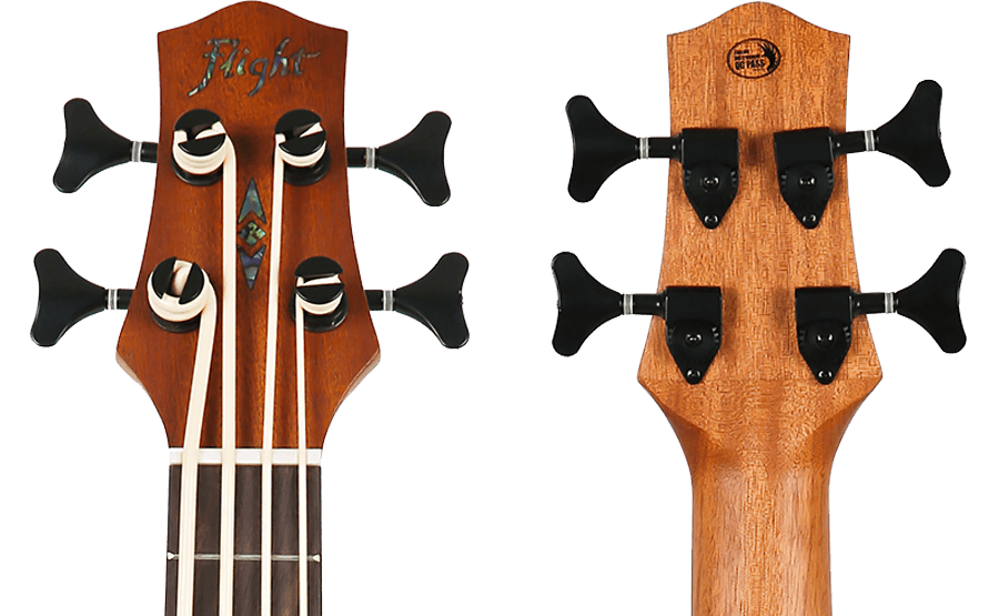 Flight DUBS Electro-Acoustic Bass Ukulele Easy to tune