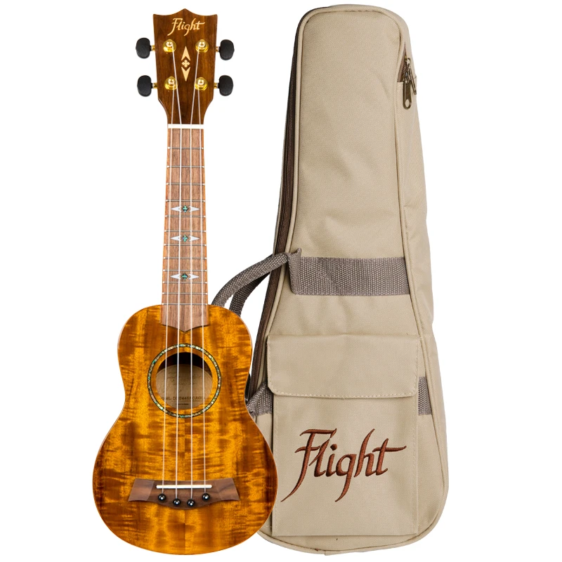 Укулеле сопрано Flight DUS445 Glossy Acacia