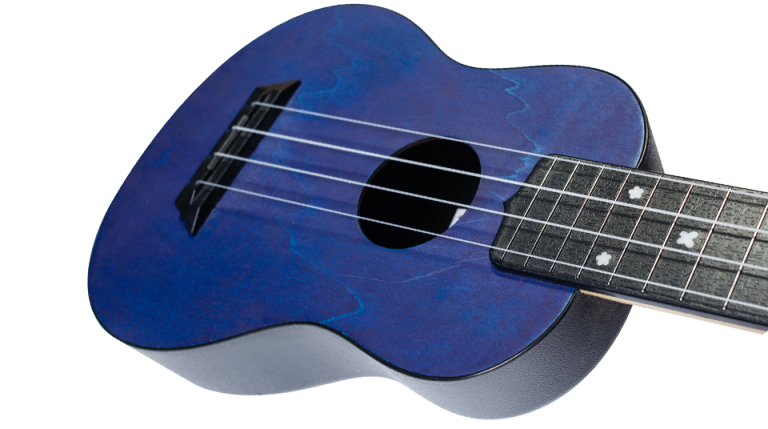 Flight Tus35 Dark Blue Travel Soprano Ukulele Flight Ukuleles