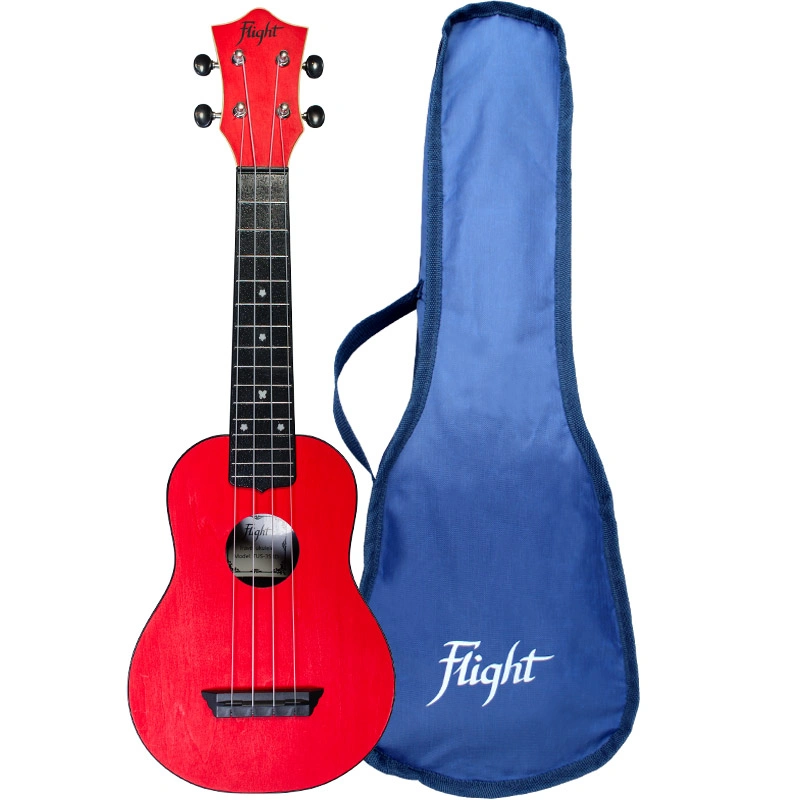 Укулеле сопрано Flight TUS35 Red серии Travel