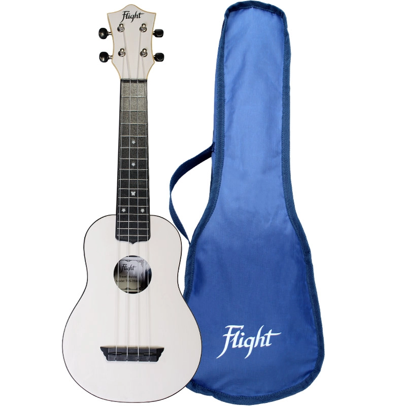 Flight TUS35 Travel Ukelele Soprano Blanco