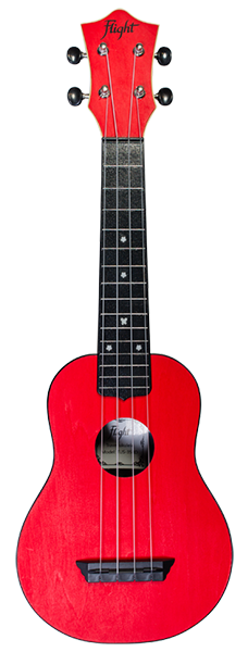 Flight Ukuleles TUS-35RD Red Travel Soprano Ukulele