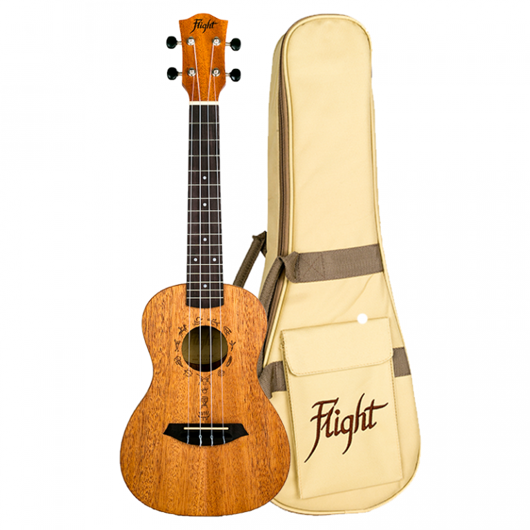 Flight DUC323 EQ Mahogany Electro-Acoustic Concert Ukulele - Flight