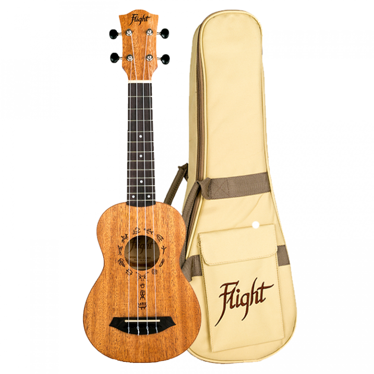 Flight DUS371 Mahogany Soprano Ukulele Flight Ukuleles