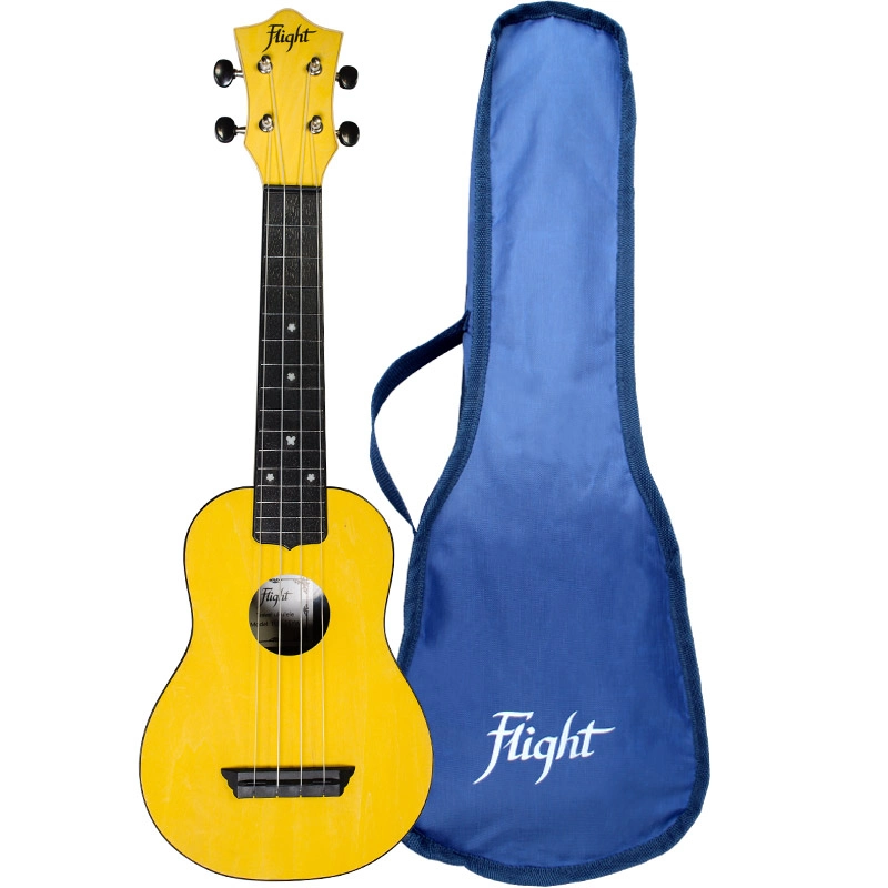 Flight TUS35 Travel Ukelele Soprano Amarillo