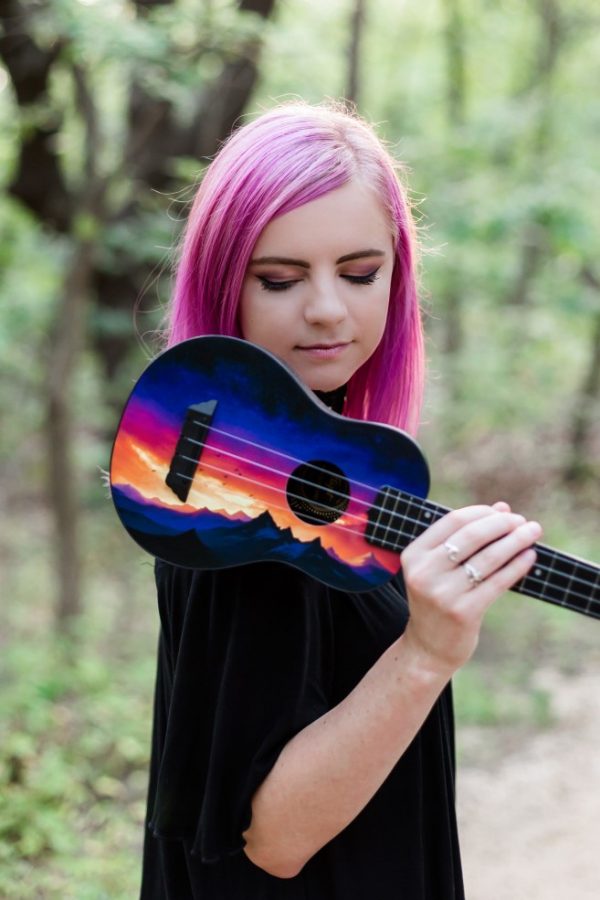 Flight TUSEE SUNSET Elise Ecklund Signature Travel Soprano Ukulele Flight Ukuleles