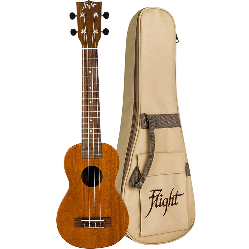 Flight LUS5 Solid Mahogany Concert Scale Soprano Ukulele