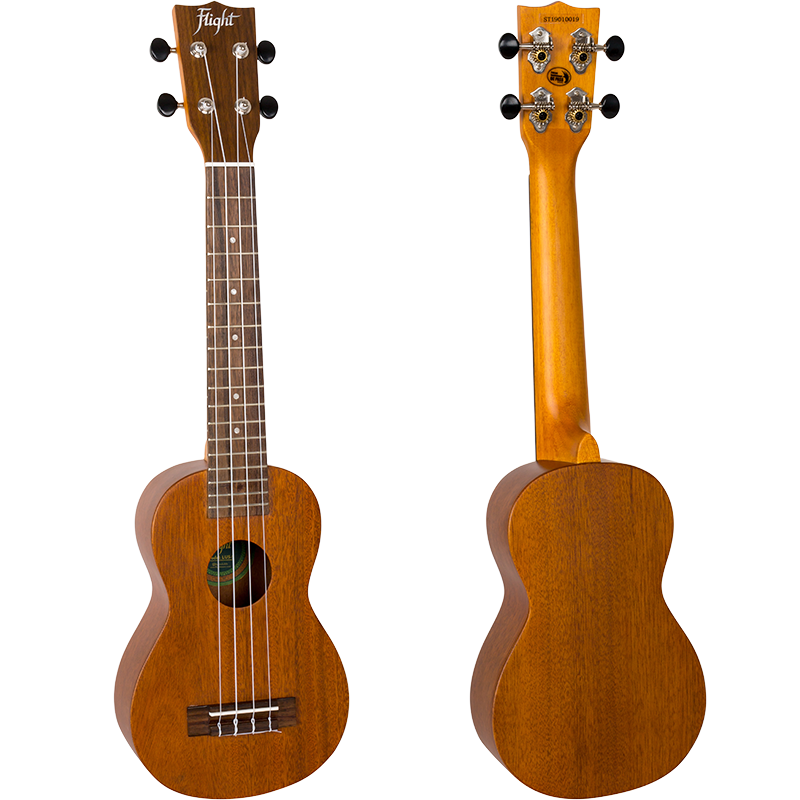 Flight LUS5 Solid Mahogany Concert Scale Soprano Ukulele – Flight