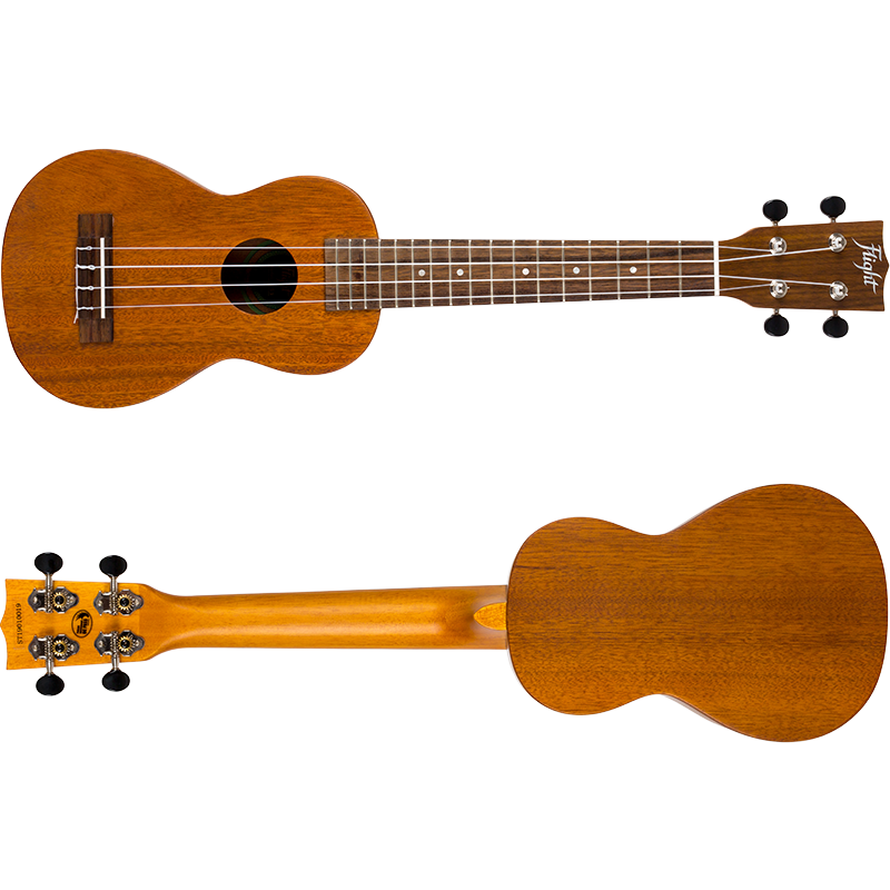 Flight LUS5 Solid Mahogany Concert Scale Soprano Ukulele – Flight