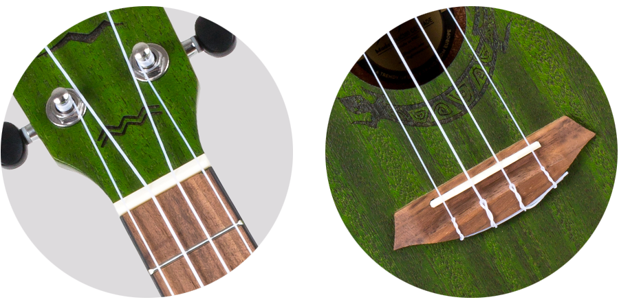 Flight DUC380 CEQ Jade Electro-Acoustic Concert Ukulele – Flight