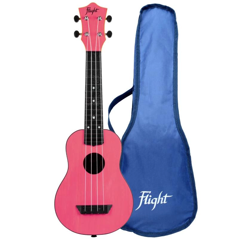 Укулеле сопрано Flight TUS35 Pink серии Travel