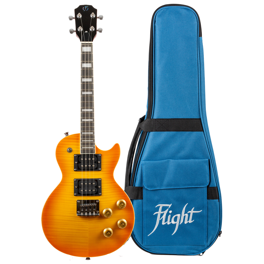 Цельнокорпусная электроукулеле Flight Centurion Vintage Burst