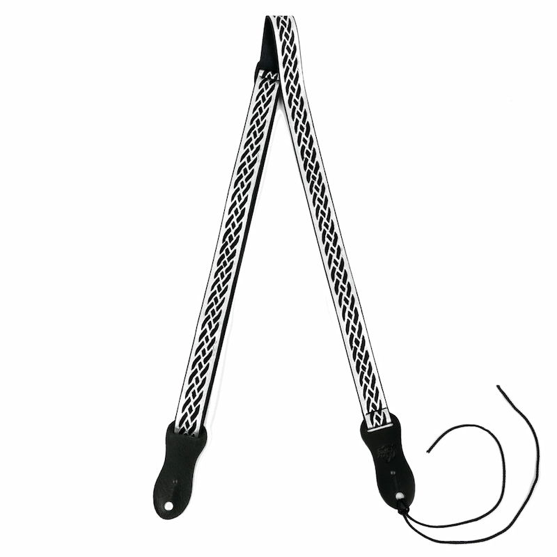 Flight S47 Correa de Ante Negro y Plateado