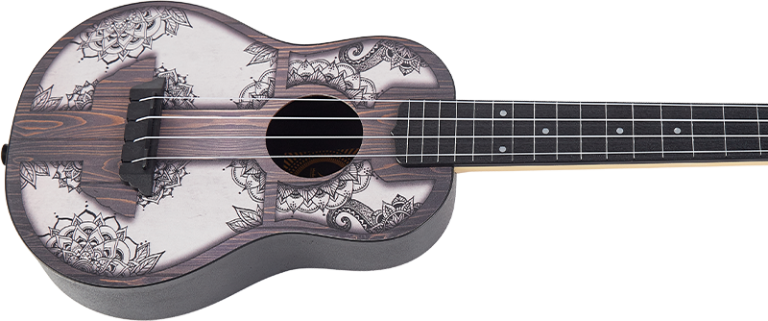 thumbnail image 2 of TUC ABS Concert Travel Ukulele - Colorful Portable Ukulele Kit 2 of 9