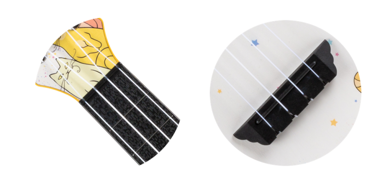 thumbnail interactive-video image 1 of TUC ABS Concert Travel Ukulele - Colorful Portable Ukulele Kit 1 of 9