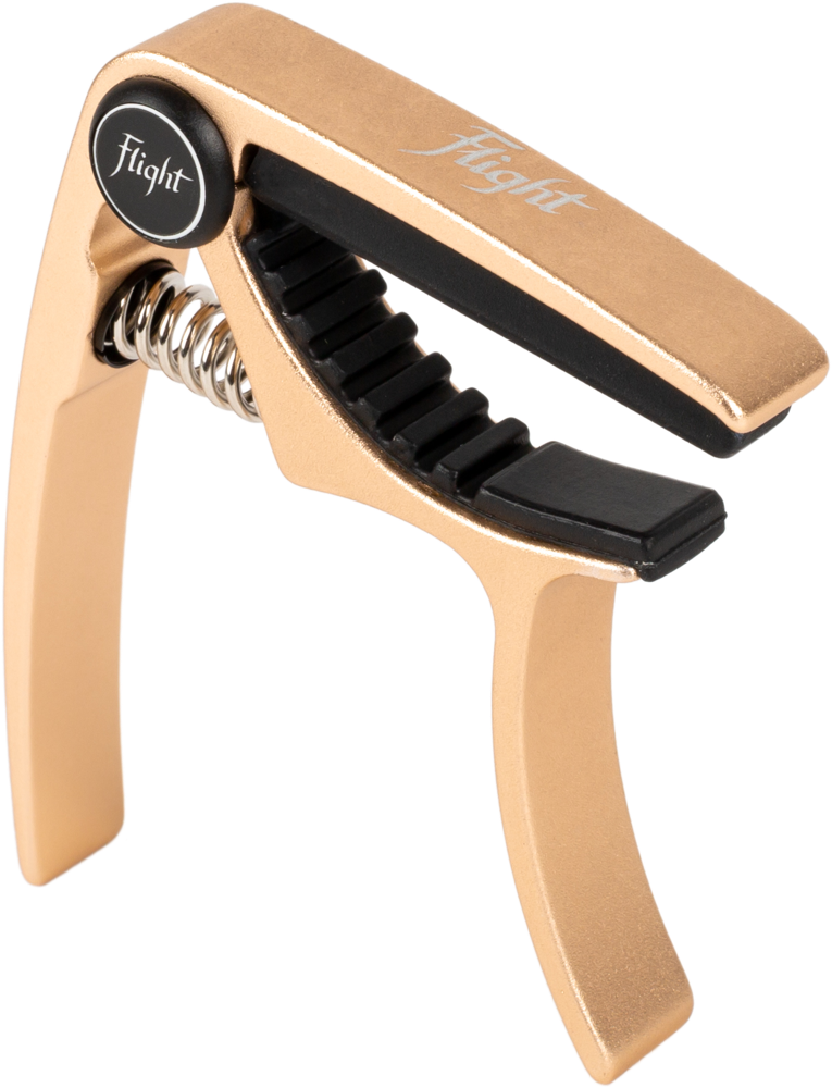 Mini Size Professional 4 String Guitar Capo, Ukulele Capo (GOLD)