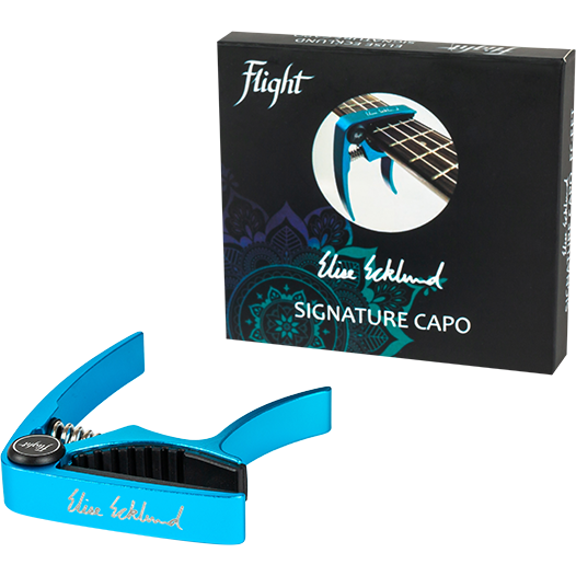 Flight FC-EET Elise Ecklund Signature Ukulele Capo Turquoise