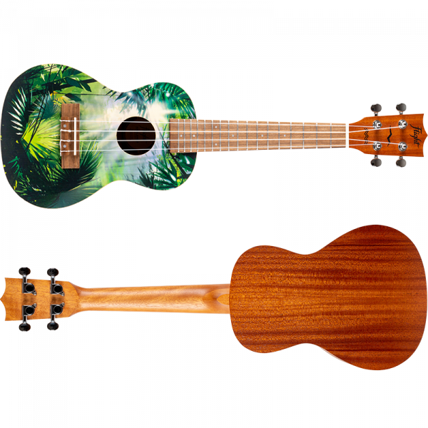 Flight AUC-33 Jungle Concert Ukulele – Flight Ukuleles