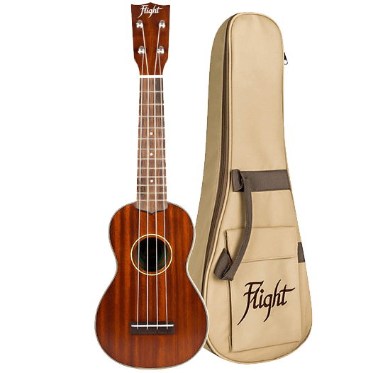 Flight MUS2 Solid Mahogany Soprano Ukulele