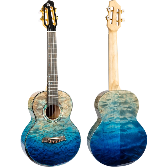 Flight-A10-QM-FADED-BLUE-Tenor-Ukulele-Anniversary-Series-1