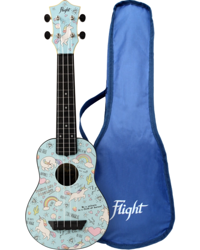 thumbnail image 2 of TUC ABS Concert Travel Ukulele - Colorful Portable Ukulele Kit 2 of 9