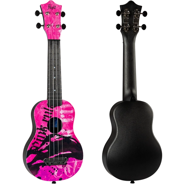 Flight-UTS-40-PINK-RULES-Soprano-ULTRA-Travel-Series-Ukulele-1