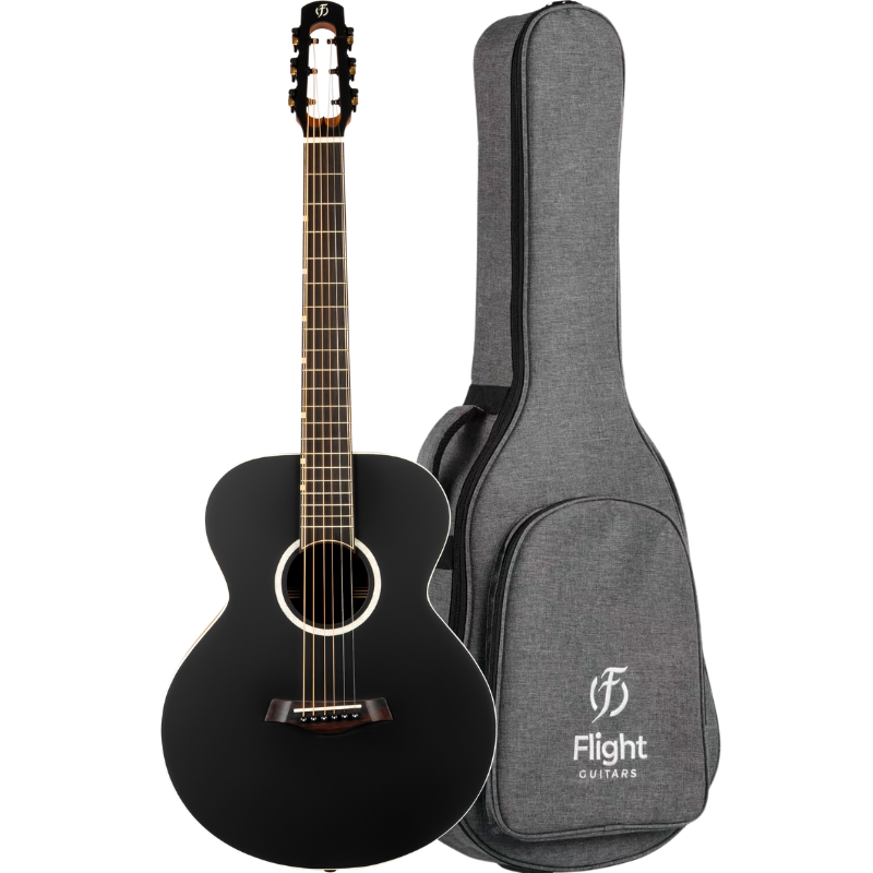 Flight PIXI BK Acoustic Travel Guitar