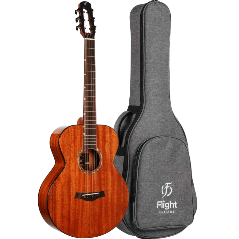 Flight PIXI MAH PLUS Acoustic Travel Guitar