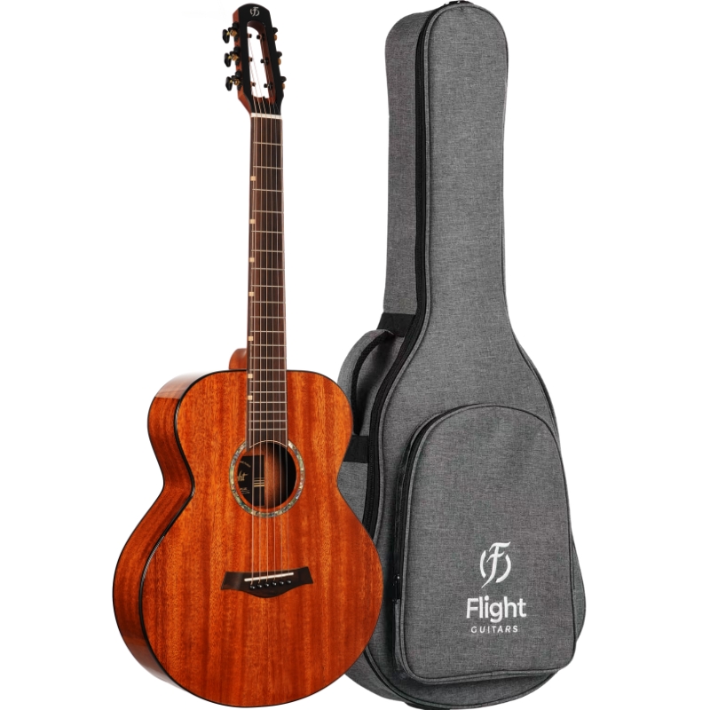 Flight PIXI MAH PLUS Acoustic Travel Guitar